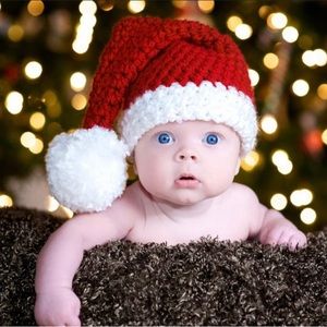 Newborn Santa hat